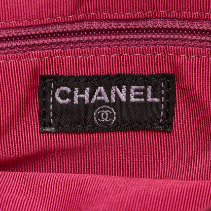 2000s Chanel Square Quilted Lambskin Beaded Chain Bag