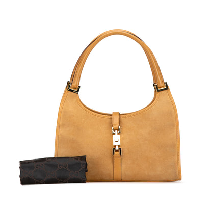 Vintage Gucci Suede Jackie Bardot Shoulder Bag