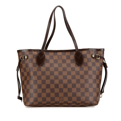 2000s Louis Vuitton Damier Ebene Neverfull PM