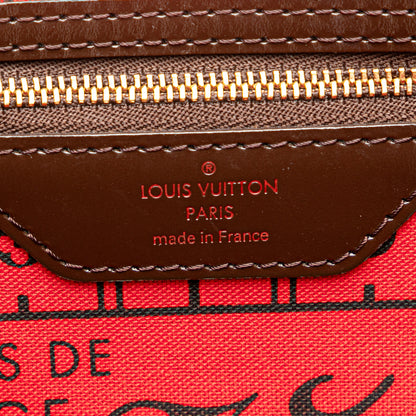 2000s Louis Vuitton Damier Ebene Neverfull PM