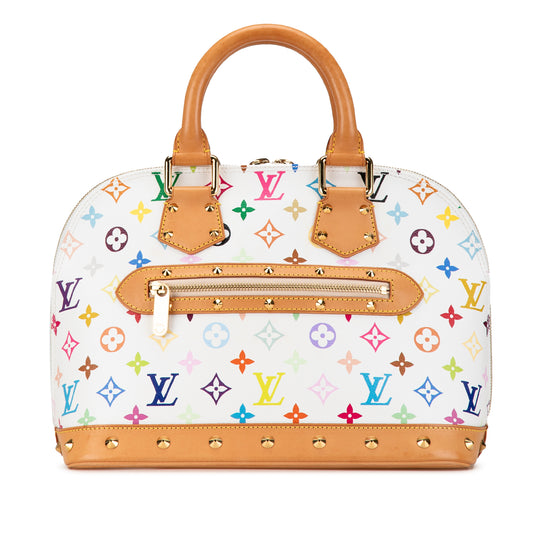 Vintage Louis Vuitton x Takashi Murakami Monogram Alma PM Handbag